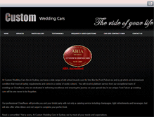Tablet Screenshot of customweddingcars.com.au